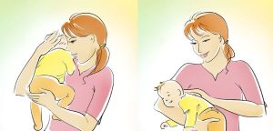 چجوری آروغ نوزاد رو بگیریم؟