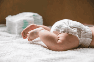 تشخیص به موقع خیس بودن پوشک نوزاد